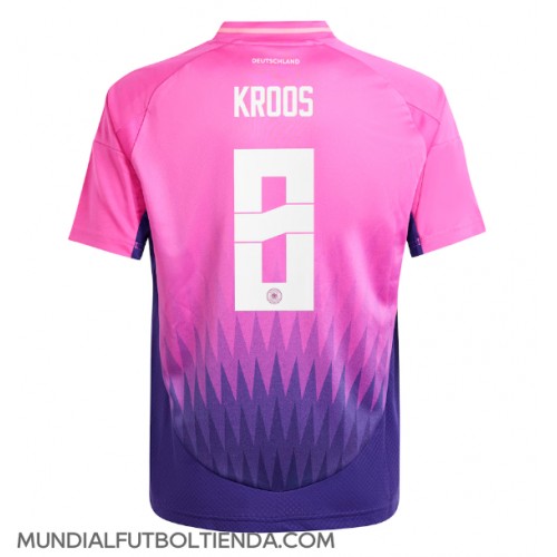 Camiseta Alemania Toni Kroos #8 Segunda Equipación Replica Eurocopa 2024 mangas cortas